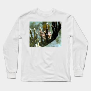 Neck Crab on Coral Long Sleeve T-Shirt